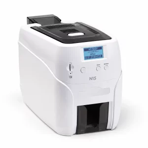 Plastkortprinter N15 startpakke – front og side