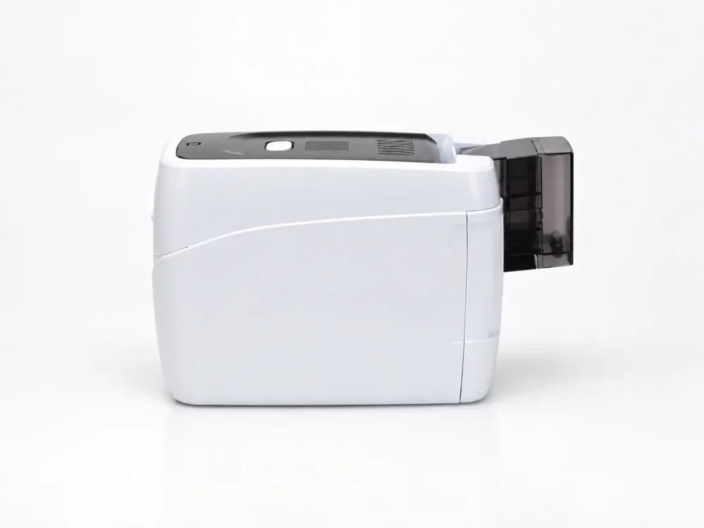 plastkortprinter-n15-side Plastkortprinter N15 – sidevisning med kortføder